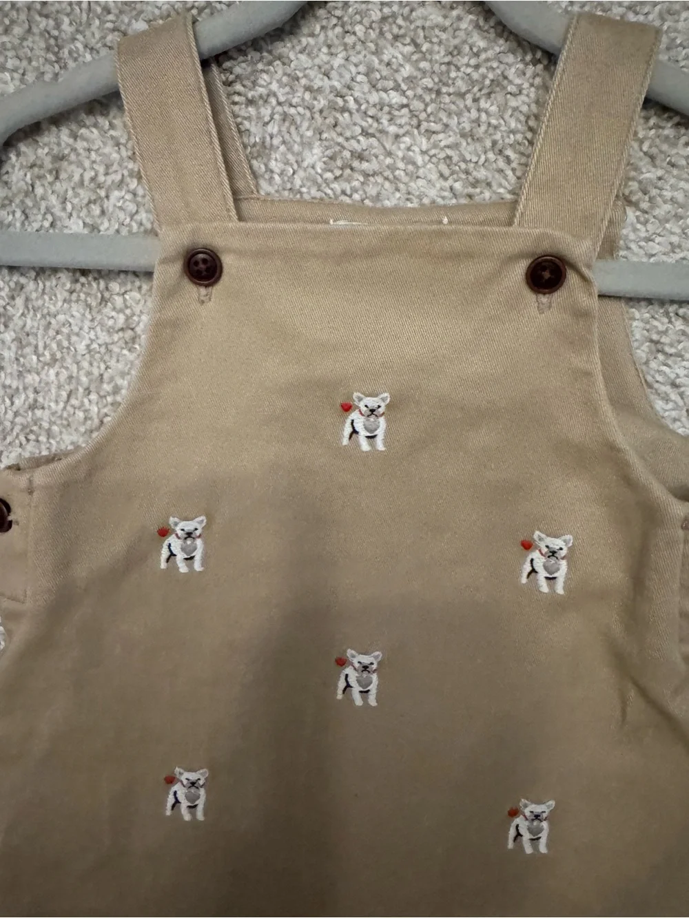 Janie and Jack dog overall